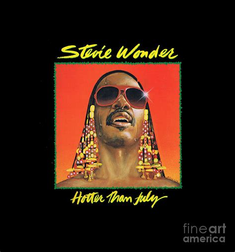 Stevie Wonder Hotter Than July Drawing by Botolsaos - Pixels