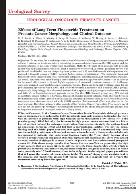 Urological Oncology Prostate Cancer Journal Of Urology