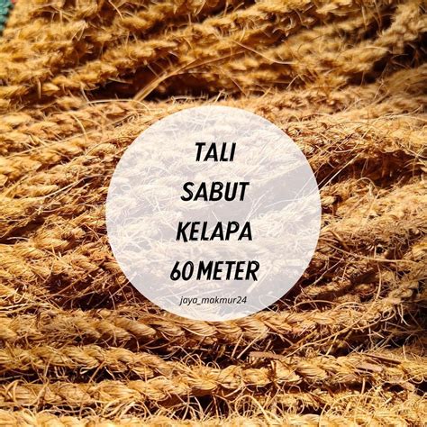 Jual Meter Tali Sabut Kelapa Anggrek Tali Tambang Sabut Kelapa