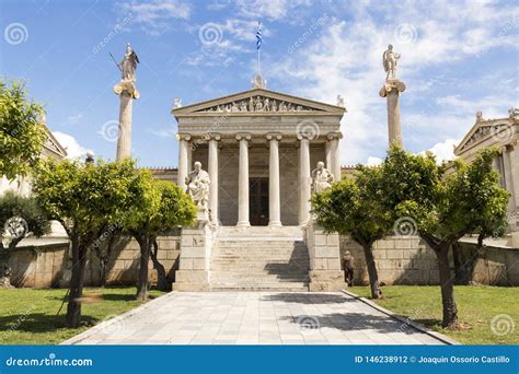 Academy Of Athens Greece Editorial Photography Image Of Facade