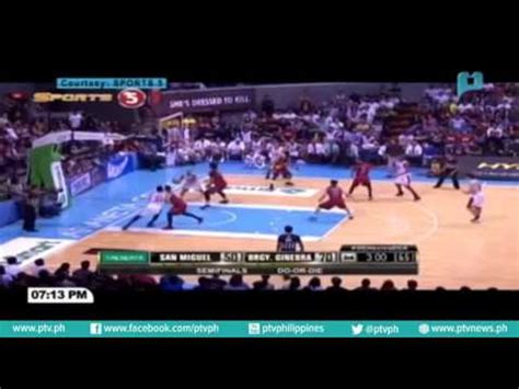 Ginebra Dinispatsa Ang SMB Sa Semifinals Ng PBA Governors Cup Video