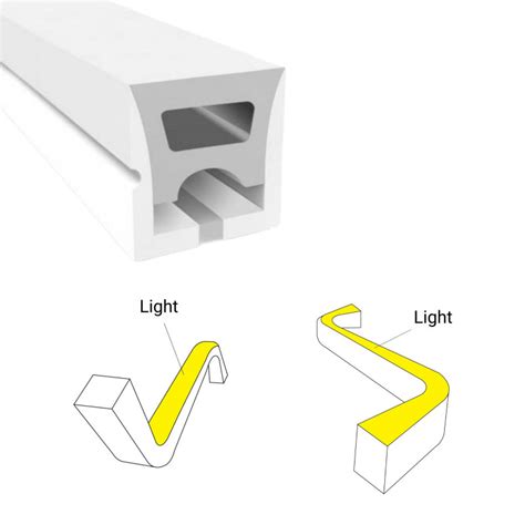 Neón LED flexible monocolor 24V DC 10x10mm 5 metros Kit completo