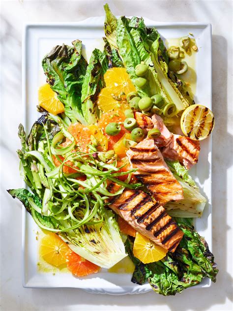 Grilled Salmon Salad