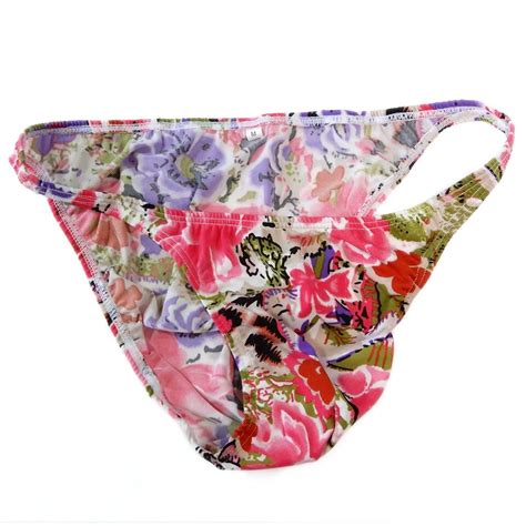 K S P String Bikini Narrow Waist Printed Soft Jersey Prints Mens Underwear EBay