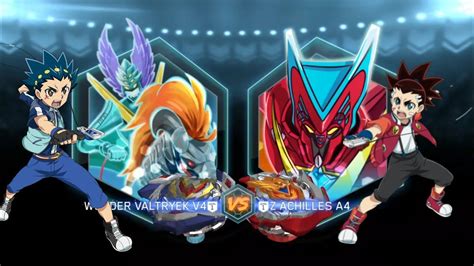 Wonder Valtryek V Vs Z Achilles A Beyblade Burst Turbo Wonder