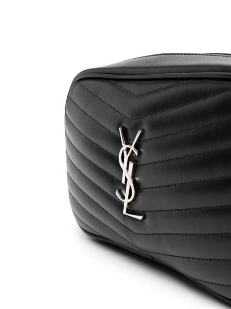 Saint Laurent Lou Leather Mini Bag Black Farfetch