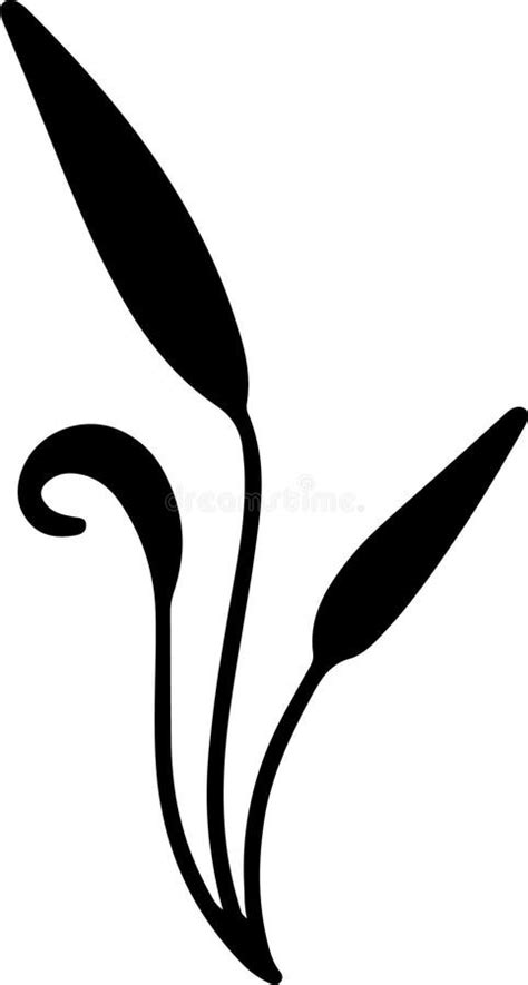 Imagen De Hoja Con Archivo De Corte Vectorial Svg Para El Cricut Y