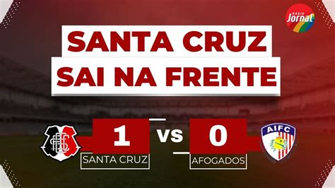 Santa Cruz X Afogados Gol De Thiaguinho Campeonato Pernambucano