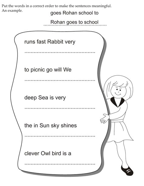 Rearrange Words Worksheet For Grade 1 Geralsala