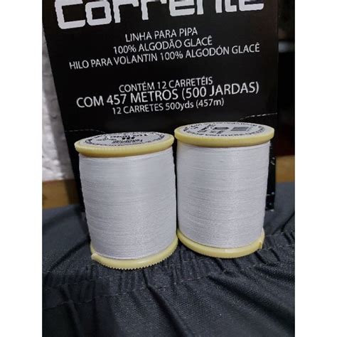 Linha 10 Corrente Pipa Raia Peixinho 500 Jardas Shopee Brasil