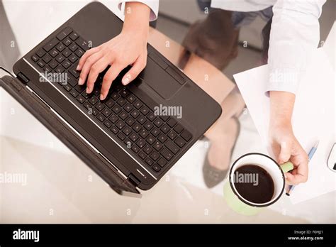 Cute Blonde Secretary Hi Res Stock Photography And Images Alamy