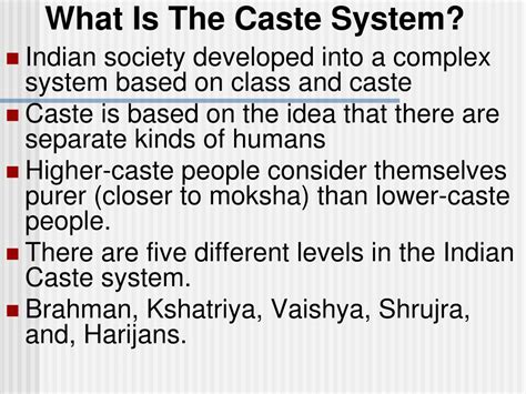 Ppt The Caste System Powerpoint Presentation Free Download Id2772023