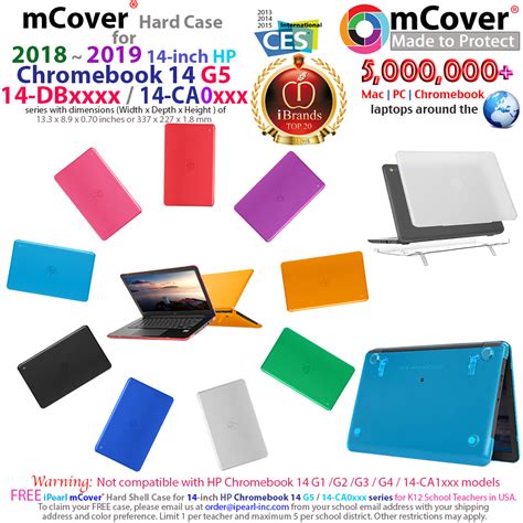 Ipearl Mcover Hard Shell Case For Inch Hp Chromebook G Series