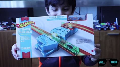 Hot Wheels Track Builder Booster Pack Playset Build Boost Stunt HotWheels YouTube