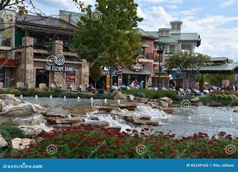 The Fountain Show At The Island In Pigeon Forge Tennessee Editorial