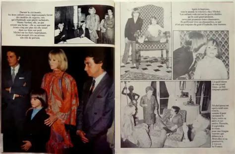 ALAIN DELON MIREILLE DARC COUPURE DE PRESSE 4 Pages 1982 FRENCH