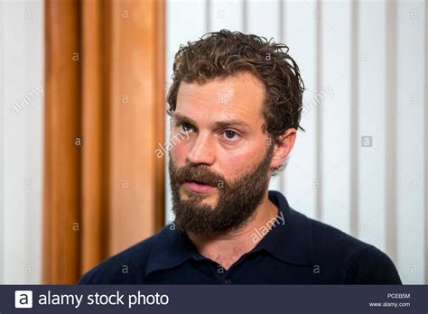 Northern Irish Actor Jamie Dornan During An Interview After Helping To