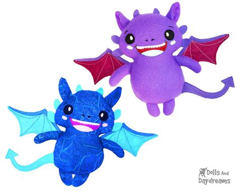 Dragon Sewing Pattern | Dolls And Daydreams