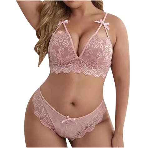 Jsgek Push Up Two Piece Lingerie Boudoir Outfits Women S Exotic