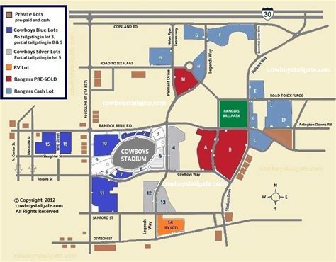 Texas Rangers Parking Map | Business Ideas 2013