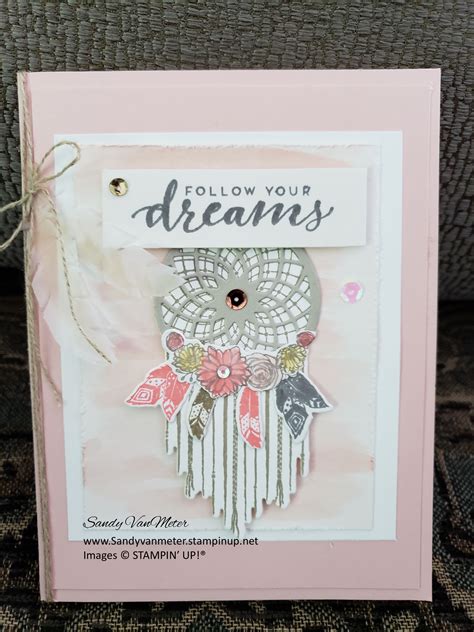 Follow Your Dreams From Stampin Up Cardstock Used Whisper White