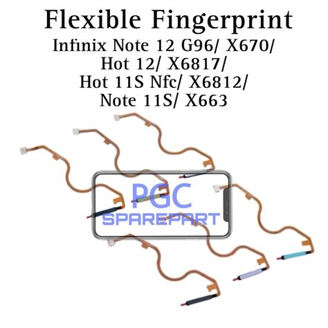 Jual Flexible Fingerprint Infinix Note G X Hot X
