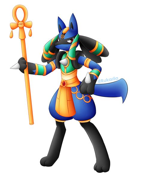 Lucario Ruins Style By Rukariia On Deviantart