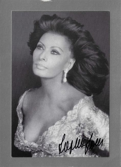 Original Autogramm Sophia Loren A Karte Kaufen Auf Ricardo