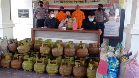 Polres Nunukan Ungkap Penjualan Tabung Gas Lpg Subsidi Tak Sesuai Het