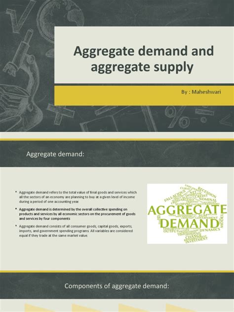 Aggregate Demand and Aggregate Supply | PDF | Consumption (Economics ...