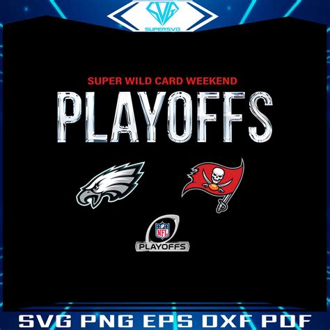 Eagles Vs Buccaneers 2023 Super Wild Card Playoffs PNG