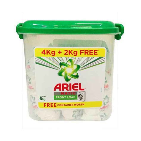 Ariel Matic Detergent Powder Front Load Kg With Free Plastic