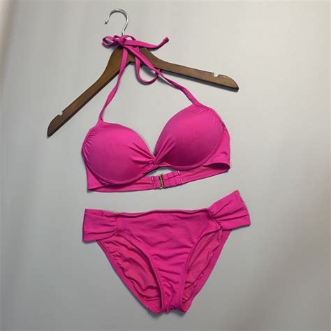 Mua BIKINI màu hồng 2 mảnh màu này vẫn đang hot 2023 mặc siêu trắng da lên ảnh đẹp giá rẻ nhất