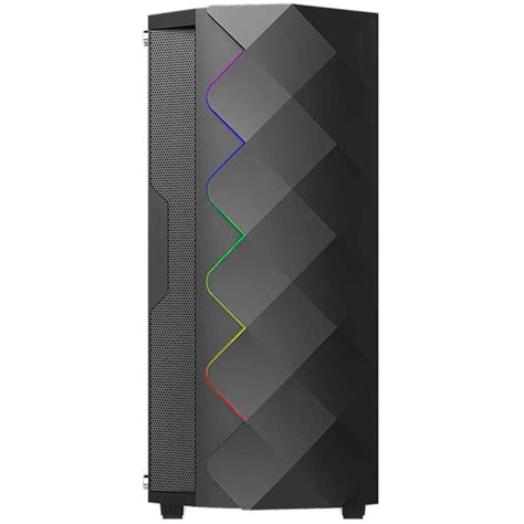 Gabinete Magnum Tech Mt Gm Rgb Negro Atx Mid Tower