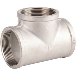 Stainless Steel Equal Tee Female BSP 2071 Syveco