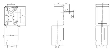 Worm Gear Motor 12V DM-46WM395