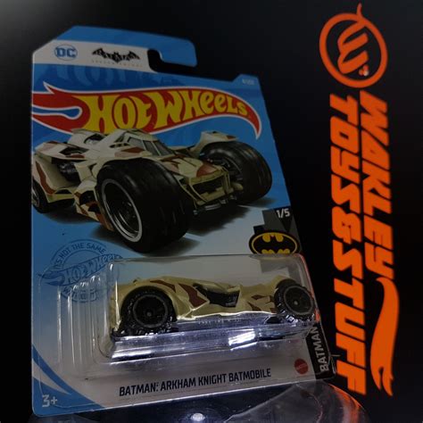 Hot Wheels Dc Batman Arkham Knight Batmobile Matte Tan Brown Stripes Shopee Malaysia