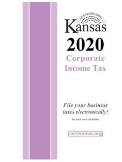 Corporate Income Tax Forms And Instruction Booklet