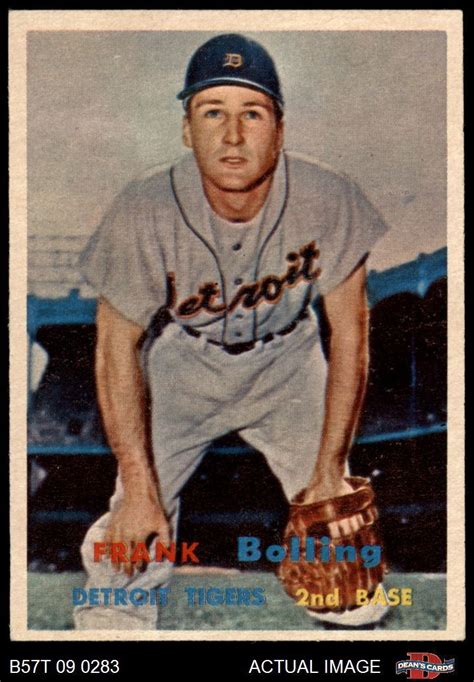 Topps Frank Bolling Tigers Ex Mt Ebay