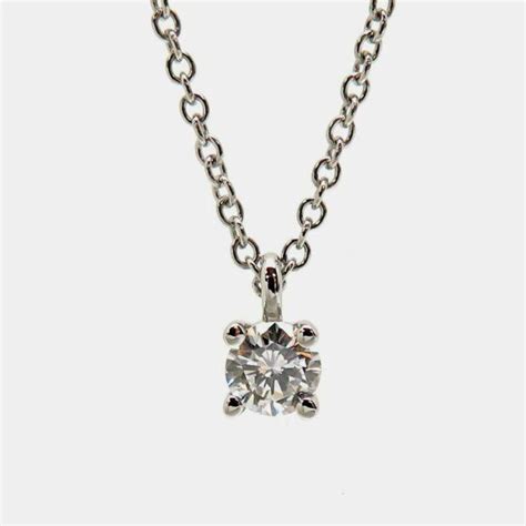 Tiffany & Co. Solitaire Platinum Diamond Necklace Tiffany & Co. | The ...