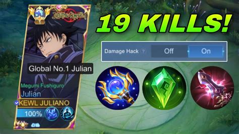 Wow New Julian Best Build 2023😱 Julian Mobile Legends Insane