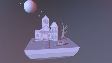 Haunted Mansion - Progress Week 6 - Download Free 3D model by Rose ...