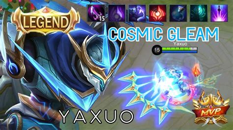 COSMIC GLEAM LEGEND SKIN 22 Kills Dagger Combo Gusion Mythic