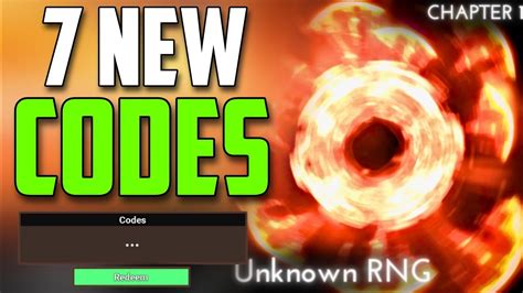 NEW ALL WORKING CODES FOR UNKNOWN RNG IN JUNE 2024 ROBLOX UNKNOWN