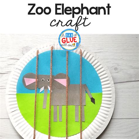 Easy Zoo Animal Elephant Craft for Kids