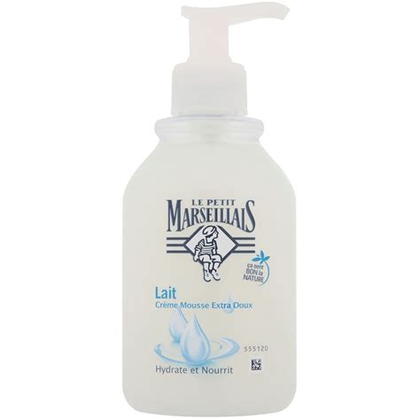 Le Petit Marseillais Lait Cr Me Mousse Extra Doux Pour Les Mains Ml