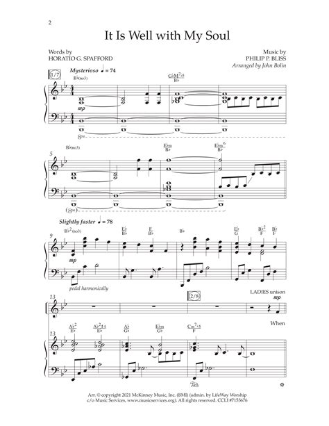 sheet music it is well with my soul 6