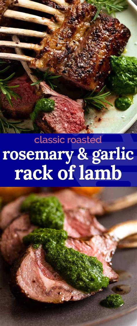 Rosemary Garlic Marinated Rack Of Lamb Roasted Recipe Lamb