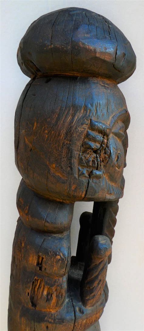 Proantic Statue Totem Oron ekpu Yoruba Du Nigéria