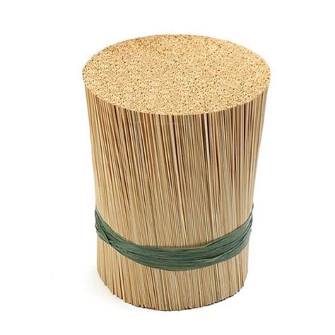 Brown Long Round Inch Bamboo Sticks For Used In Making Agarbatti At